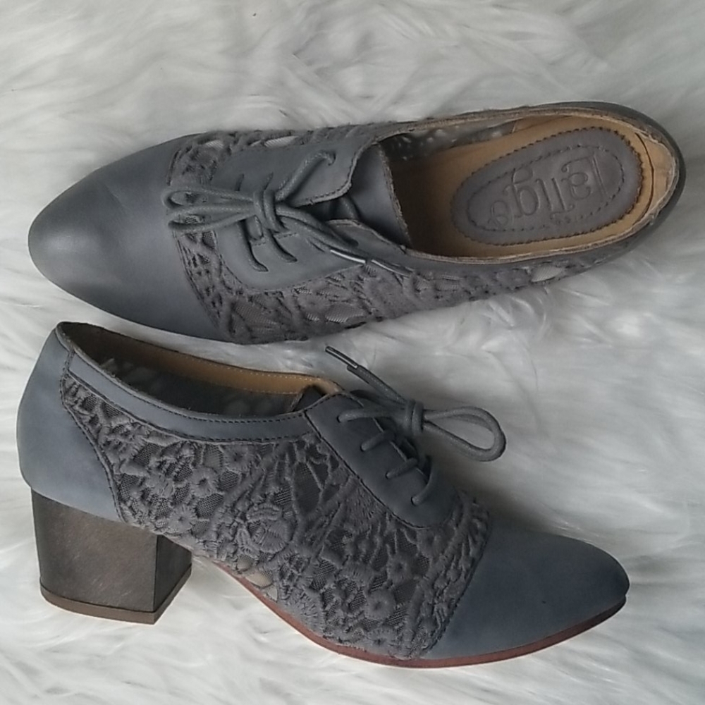 Latigo - Crochet sheer oxfords